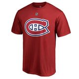 Men's Montreal Canadiens Brendan Gallagher Fanatics Branded Red Authentic Stack – Name & Number T-Shirt
