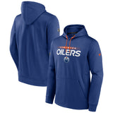 Men's Edmonton Oilers Fanatics Branded Blue Authentic Pro Performance - Pullover Hoodie