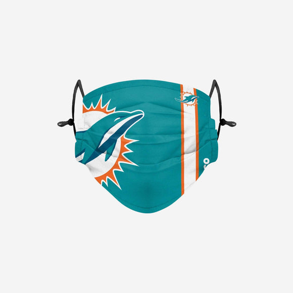 Men's Miami Dolphins NFL Football Foco Official On-Field Sideline Logo Face Cover