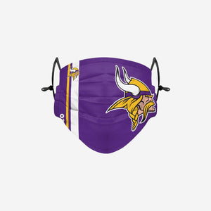Men's Minnesota Vikings NFL Football Foco Official On-Field Sideline Logo Face Cover