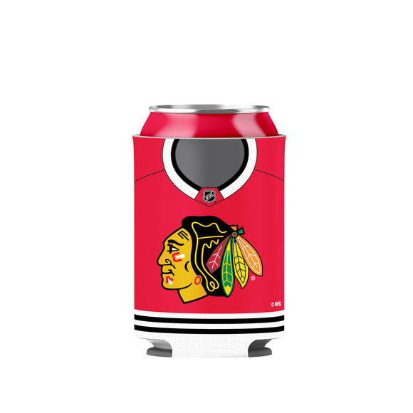 Chicago Blackhawks Primary Current Logo NHL Hockey Reversible Can Cooler