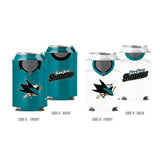 San Jose Sharks Primary Current Logo NHL Hockey Reversible Can Cooler