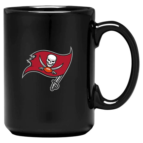 Tampa Bay Buccaneers Primary Logo Team Colour NFL Football 15oz Sculpted El Grande C-Handle Mug
