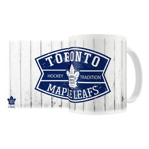 Toronto Maple Leafs 15oz. Barn Board Ceramic NHL Hockey C-Handle Mug