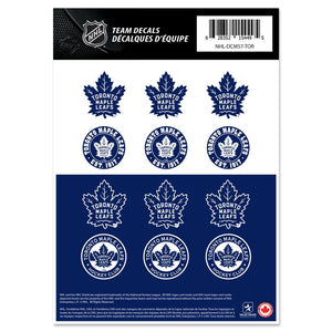 Toronto Maple Leafs 5" x 7" Team Mini Logos 12 Decal Sticker Set NHL Hockey - Bleacher Bum Collectibles, Toronto Blue Jays, NHL , MLB, Toronto Maple Leafs, Hat, Cap, Jersey, Hoodie, T Shirt, NFL, NBA, Toronto Raptors