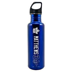 NHLPA Toronto Maple Leafs 26oz. Lasered Stainless Steel Water Bottle - Matthews - Bleacher Bum Collectibles, Toronto Blue Jays, NHL , MLB, Toronto Maple Leafs, Hat, Cap, Jersey, Hoodie, T Shirt, NFL, NBA, Toronto Raptors