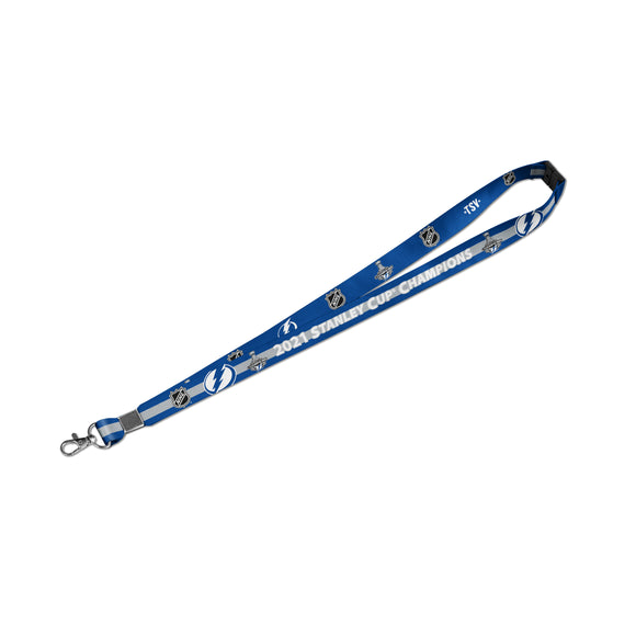 Tampa Bay Lightning The Sport Vault 2021 Stanley Cup Champions - 24'' Lanyard