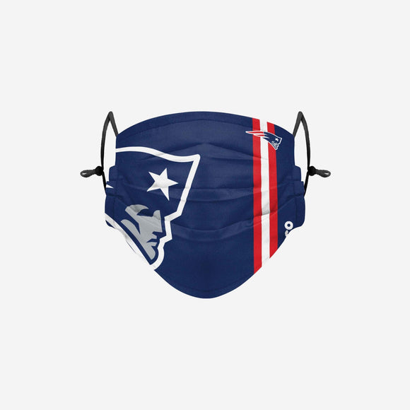 Men's New England Patriots NFL Football Foco Official On-Field Sideline Logo Face Cover