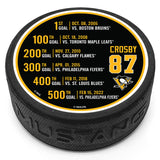 Sidney Crosby Pittsburgh Penguins NHL Hockey 500th Goal Limited-Edition 2-Puck Box Set