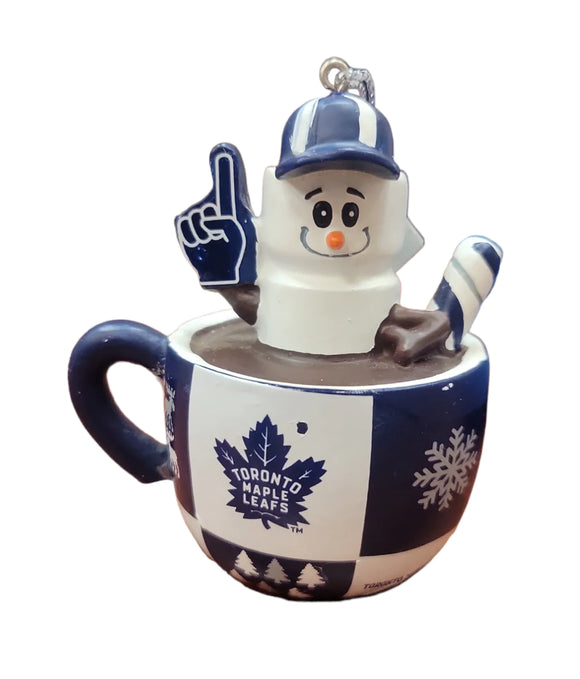Toronto Maple Leafs Smores Mug Ornament NHL Hockey by Forever Collectibles