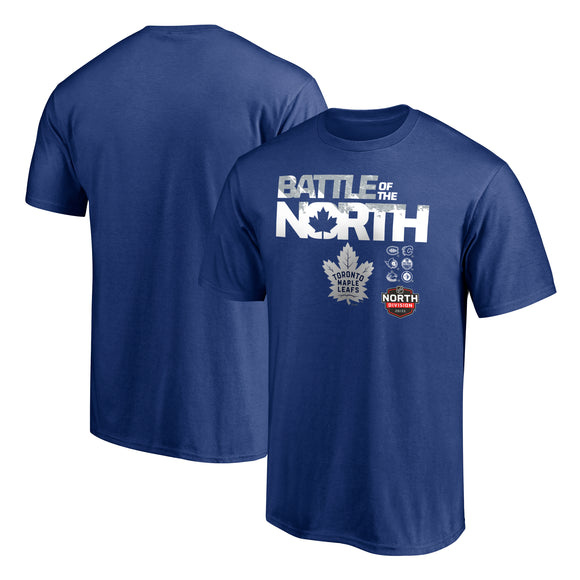 Men's Toronto Maple Leafs Fanatics Branded Battle of the North Devision T-Shirt