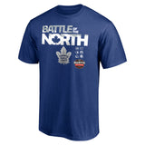 Men's Toronto Maple Leafs Fanatics Branded Battle of the North Devision T-Shirt