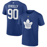 Ryan O'Reilly Toronto Maple Leafs Logo Fanatics Branded Authentic Stack Name and Number - T-Shirt - Royal