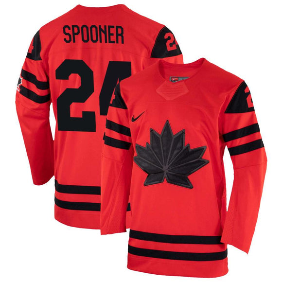 Men's Nike Red Hockey Team Canada IIHF 2022 Replica Olympics Natalie Spooner Jersey