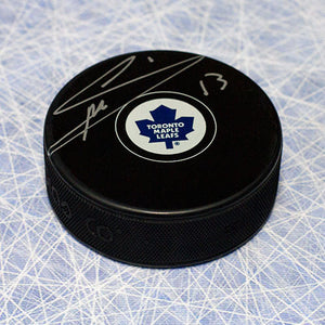 Mats Sundin Toronto Maple Leafs Autographed Hockey Puck - Bleacher Bum Collectibles, Toronto Blue Jays, NHL , MLB, Toronto Maple Leafs, Hat, Cap, Jersey, Hoodie, T Shirt, NFL, NBA, Toronto Raptors