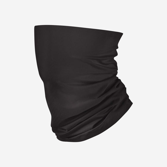Solid Black Fashion Design Coloured Foco Gaiter Scarf Adult Face Covering Head Band Mask
