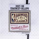 Men's Toronto Raptors Chauncey Billups Mitchell & Ness White 1997-98 Hardwood Classics Swingman Jersey