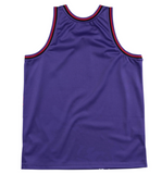 Men's Toronto Raptors NBA Mitchell & Ness Purple Big Face Fashion Jersey Tank Top