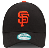 San Francisco Giants New Era Men's League 9Forty MLB Baseball Adjustable Hat - Black