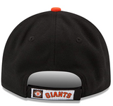 San Francisco Giants New Era Men's League 9Forty MLB Baseball Adjustable Hat - Black