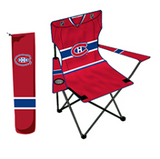 NHL Hockey Licensed Montreal Canadiens Team Logo Folding Chair with Cup Holder