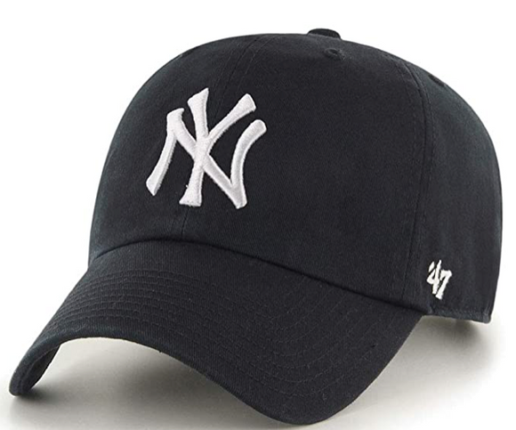 Men's New York Yankees MLB '47 Clean up Structured Black Adjustable Cap