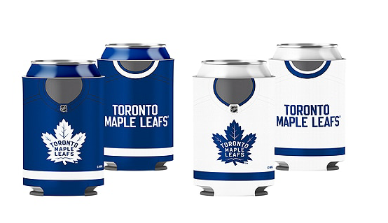 Toronto Maple Leafs Primary Current Logo NHL Hockey Reversible Can Cooler