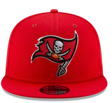 Men's Tampa Bay Buccaneers Basic Logo NFL Football 9Fifty Snapback New Era Cap Hat Red