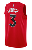 Men's Toronto Raptors OG Anunoby Nike Red 2020/21 Icon Swingman Jersey