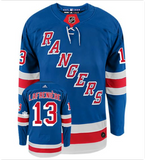 Men's New York Rangers Alexis Lafrenière adidas Navy Home Authentic Player NHL Hockey Jersey