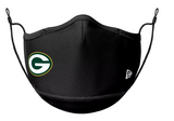 Green Bay Packers NFL Football New Era Black On-Field Adjustable Face Covering