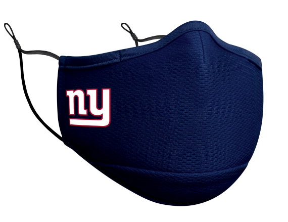 Adult New York Giants NFL Football New Era Team Colour On-Field Adjustable Face Covering
