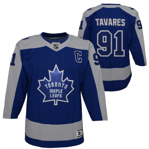 Youth John Tavares Black Toronto Maple Leafs Alternate Replica Player Jersey