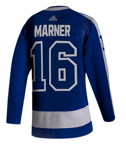 Youth Toronto Maple Leafs Mitchell Marner Blue Player Name & Number T-Shirt