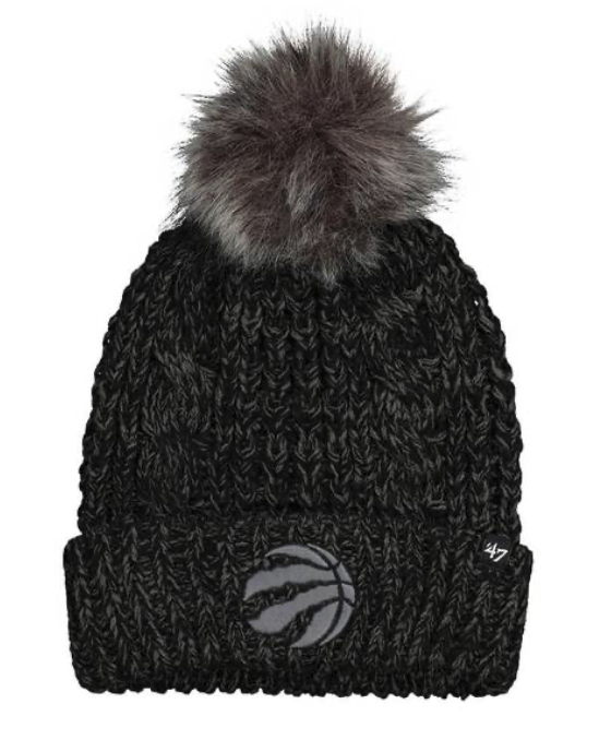 Women's Toronto Raptors NBA Basketball '47 Brand Arctic Meeko Cuff Knit Toque Hat