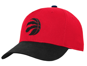 Youth Toronto Raptors NBA Basketball Alternate Red Black Pre Curved Snapback Cap Hat