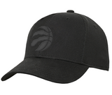 Youth Toronto Raptors NBA Basketball Alternate Black on Black Pre Curved Snapback Cap Hat