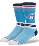 Men's Toronto Blue Jays MLB Baseball Stance Cooperstown OK Socks - Size Large