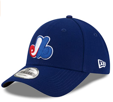 New Era Montreal Expos MLB Baseball The League Dark Navy 9Forty Adjustable Hat
