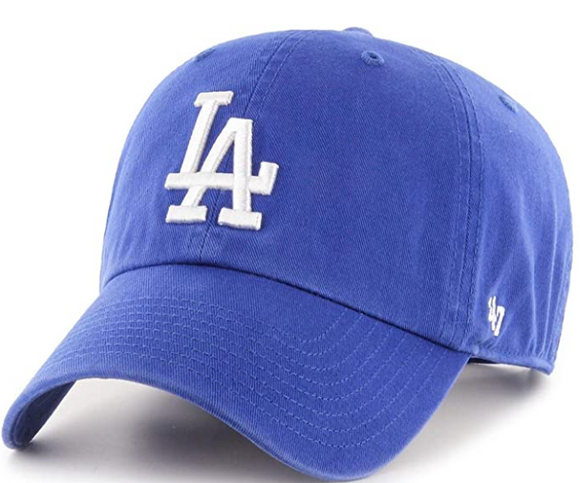 Los Angeles Dodgers Adjustable Strap Clean Up Adjustable One Size Hat Cap 47 Brand