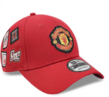 Manchester United F.C. Soccer Club New Era 9Forty Red Multi Patch Adjustable Buckle Hat