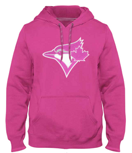Men's Toronto Blue Jays MLB Baseball Hot Pink Primary Logo Birdhead Express Hoodie