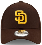 San Diego Padres New Era Men's League 9Forty MLB Baseball Adjustable Hat - Brown