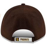 San Diego Padres New Era Men's League 9Forty MLB Baseball Adjustable Hat - Brown