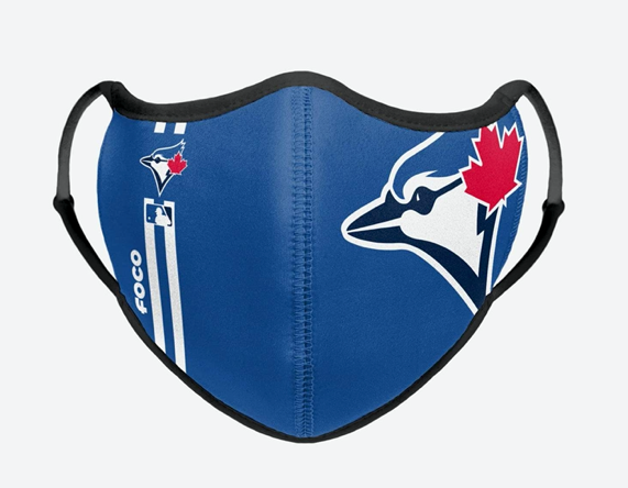 Toronto Blue Jays MLB Baseball FOCO On-Field Adjustable Royal Blue Sport Face Cover