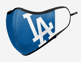 Los Angeles Dodgers MLB Baseball FOCO On-Field Adjustable Royal Blue Sport Face Cover