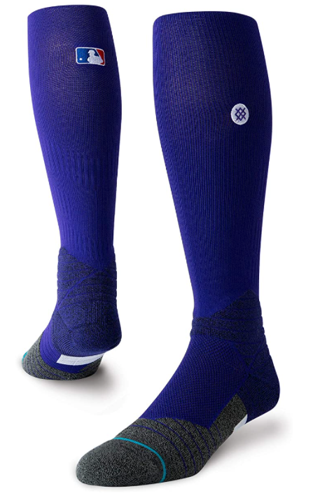 Men's MLB Baseball Diamond Pro OTC On Field Purple Knee Socks - Size Large