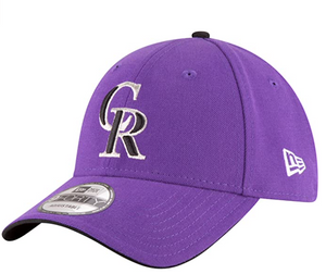 Colorado Rockies Alt 2 New Era Men's League 9Forty MLB Baseball Adjustable Hat - Purple