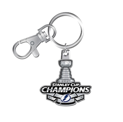 Tampa Bay Lightning The Sport Vault 2021 Stanley Cup Champions Premium Acrylic Key Ring