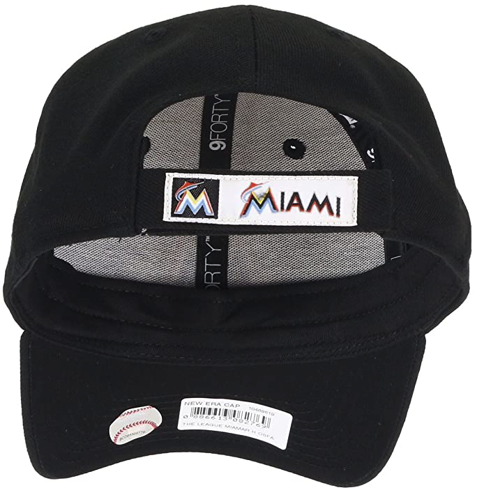 Miami Marlins New Era Men's League 9Forty MLB Baseball Adjustable